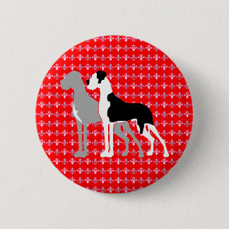 Great Danes Blue Boston Button