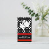 Great Danes Business Cards Visitenkarte (Stehend Vorderseite)