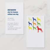 Great Danes Classic Visitenkarte (Vorne/Hinten)