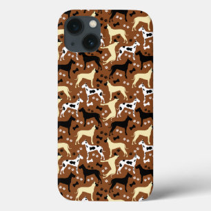 Great Danes Dog Pattern Harlequin Case-Mate iPhone Hülle