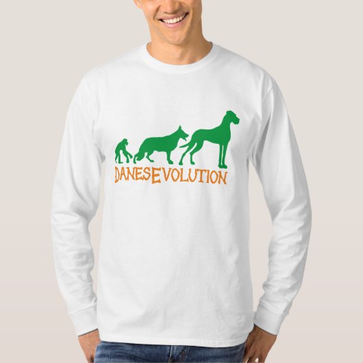 Great Danes Evolution T - Shirt (Vorderseite)