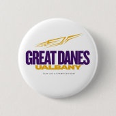 Great Danes UAlbany - Uni Baseball Spirit Button (Vorderseite)
