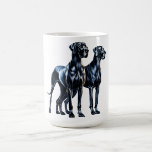 Great Danes Watercolor Kaffeetasse