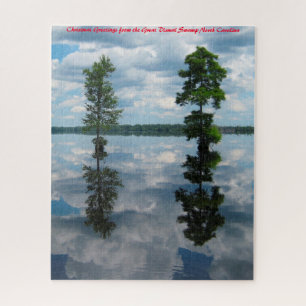 Great Dismal Swamp Carolina.Weihnachtsgrüße Puzzle