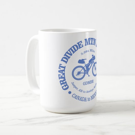 Great Divide Mountain Bike Route (MTB) Kaffeetasse (Vorderseite Links)