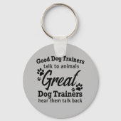 Great Dog Trainer Schlüsselanhänger Geschenk (Vorderseite)