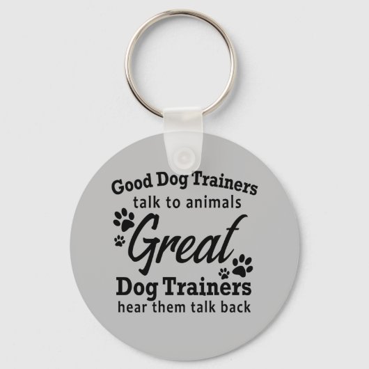 Great Dog Trainer Schlüsselanhänger Geschenk (Vorderseite)