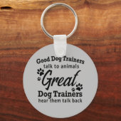 Great Dog Trainer Schlüsselanhänger Geschenk (Vorderseite)
