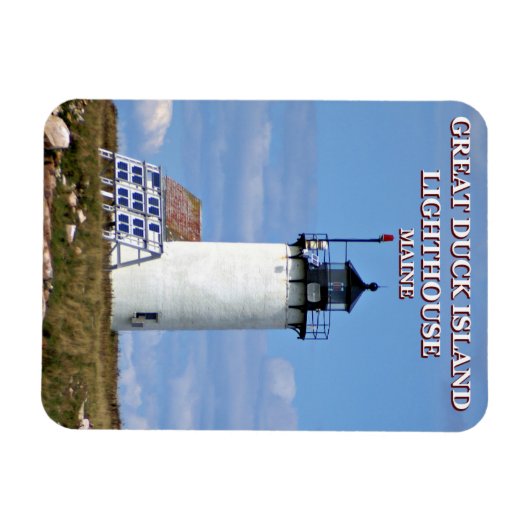 Great Duck Island Lighthouse, Maine Magnet (Horizontal)