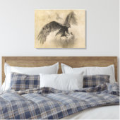 Great Eagles Sketch Leinwanddruck (Insitu (Schlafzimmer))