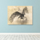 Great Eagles Sketch Leinwanddruck (Insitu (Holzboden))