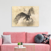 Great Eagles Sketch Leinwanddruck (Insitu (Wohnzimmer))