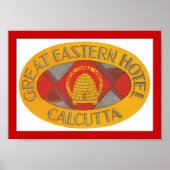 Great Eastern Hotel Kalkutta Poster (Vorne)