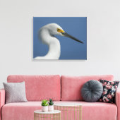 Great Egret Canvas Print Leinwanddruck (Insitu (Wohnzimmer))