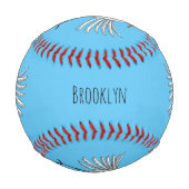 Great egret Cartoon Baseball (Vorderseite)