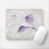 Great Egret Digital Art Mouse Pad Mousepad (Mit Mouse)