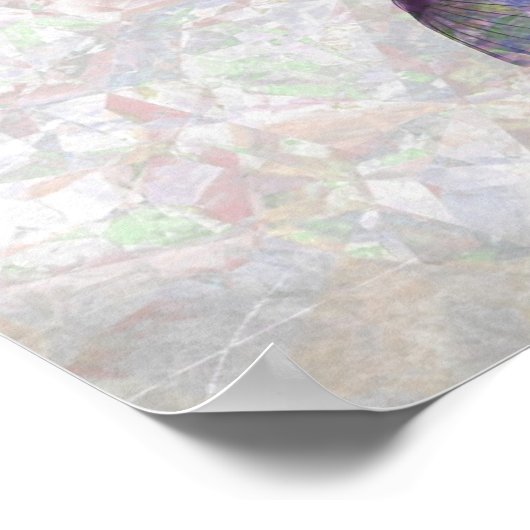 Great Egret Digital Art Poster (Ecke)