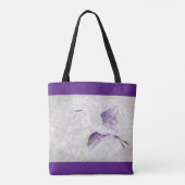 Great Egret Digital Art Tote Bag Tasche (Rückseite)