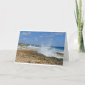 Great Egret, Great Abaco Island, Bahamas Card Karte (Rückseite)