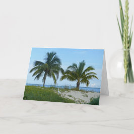 Great Egret, Great Abaco Island, Bahamas Card Karte