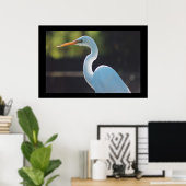 Great Egret Poster (Heimbüro)