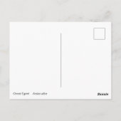 Great Egret Postkarte (Rückseite)