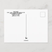 Great Egret Postkarte (Rückseite)