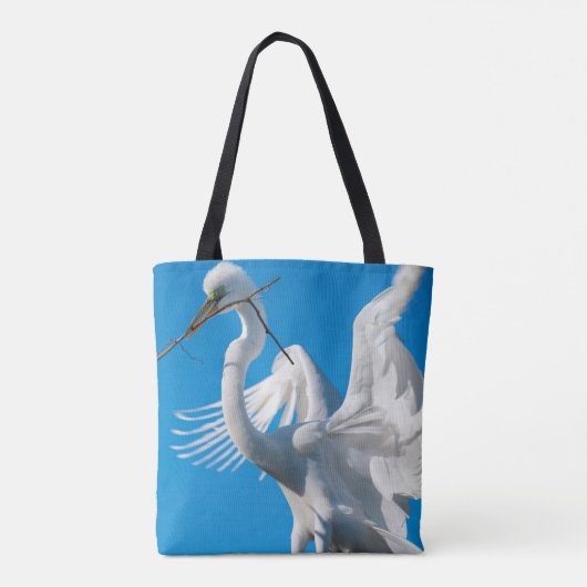Great Egret Tasche (Rückseite)