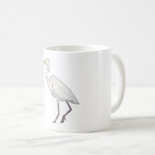 Great Egret Voice Art Kaffeetasse (VorderseiteRechts)
