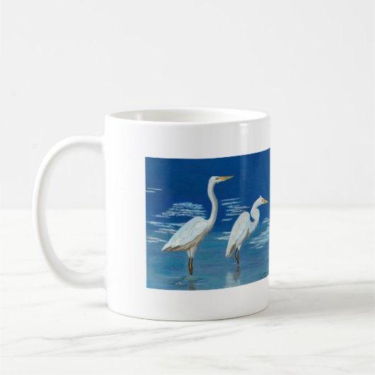 Great Egrets Tasse (Links)