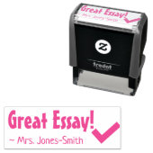 "Great Essay!" + Name des benutzerdefinierten Lehr Permastempel (Beispiel)