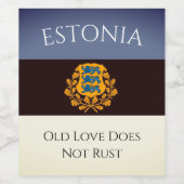Great Estonia Wein Labels! Weinetikett (Einzelnes Label)