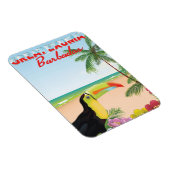 Great Euxma Barbados Reiseplakat Magnet (Rechte Seite)
