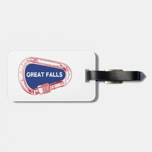 Great Falls Climbing Carabiner Gepäckanhänger (Rückseite horizontal)