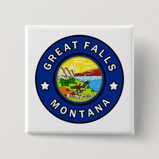 Great Falls Montana Button (Vorderseite)