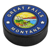 Great Falls Montana Eishockey Puck (3/4)