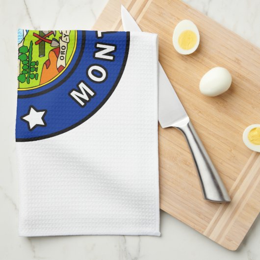 Great Falls Montana Handtuch (Viertel Falte)