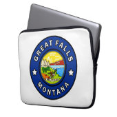 Great Falls Montana Laptopschutzhülle (Vorderseite Links)