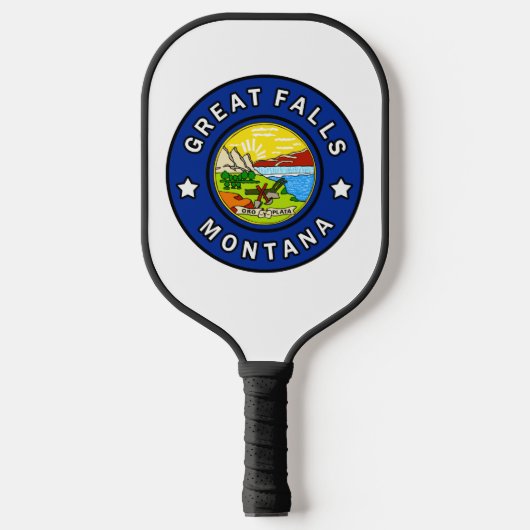 Great Falls Montana Pickleball Schläger (Vorderseite)