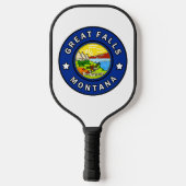 Great Falls Montana Pickleball Schläger (Rückseite)