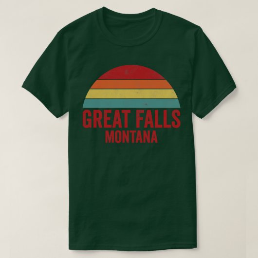 Great Falls Montana T-Shirt (Design vorne)
