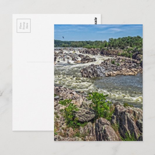 Great Falls National Park Postkarte (Vorne/Hinten)
