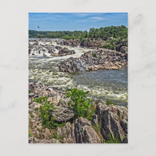 Great Falls National Park Postkarte (Vorderseite)