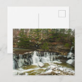 Great Falls of Tinker Creek in Winter, Ohio Postkarte (Vorne/Hinten)