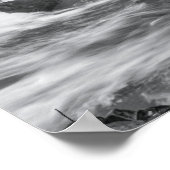 Great Falls of Tinkers Creek (b&w Poster) Poster (Ecke)