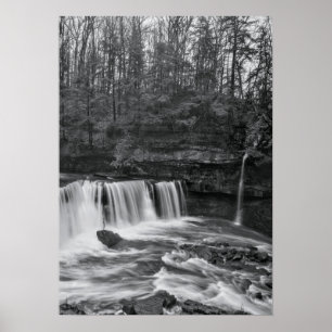 Great Falls of Tinkers Creek (b&w Poster) Poster