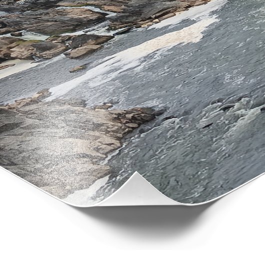 Great Falls Park Potomac River, Mather Gorge Fotodruck (Ecke)