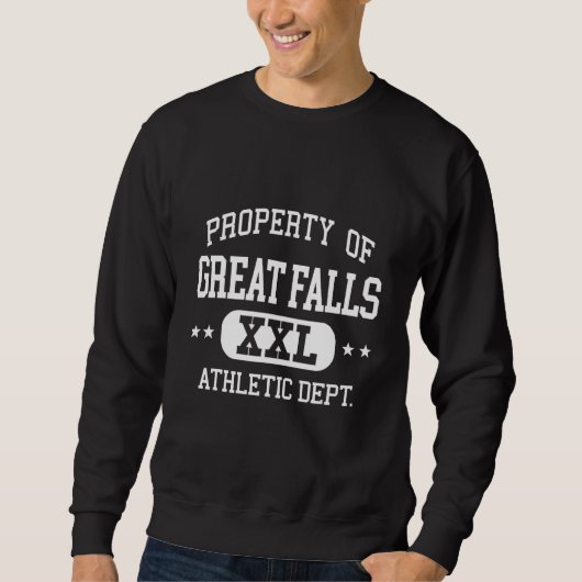 Great Falls Retro Athletic Property Dept 1 Sweatshirt (Vorderseite)