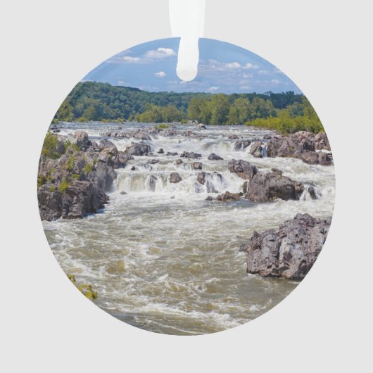 Great Falls Virginia Ornament (Rückseite)