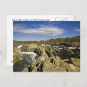 Great Falls Virginia Postcard Postkarte (Vorne/Hinten)